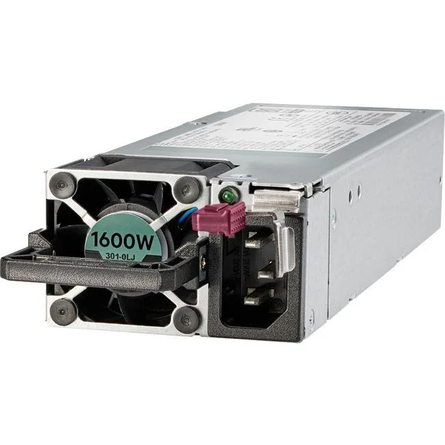 HPE HPE P38997B21 1600W Flex Slot Platinum Hot Plug Low Halogen server power supply — product photo