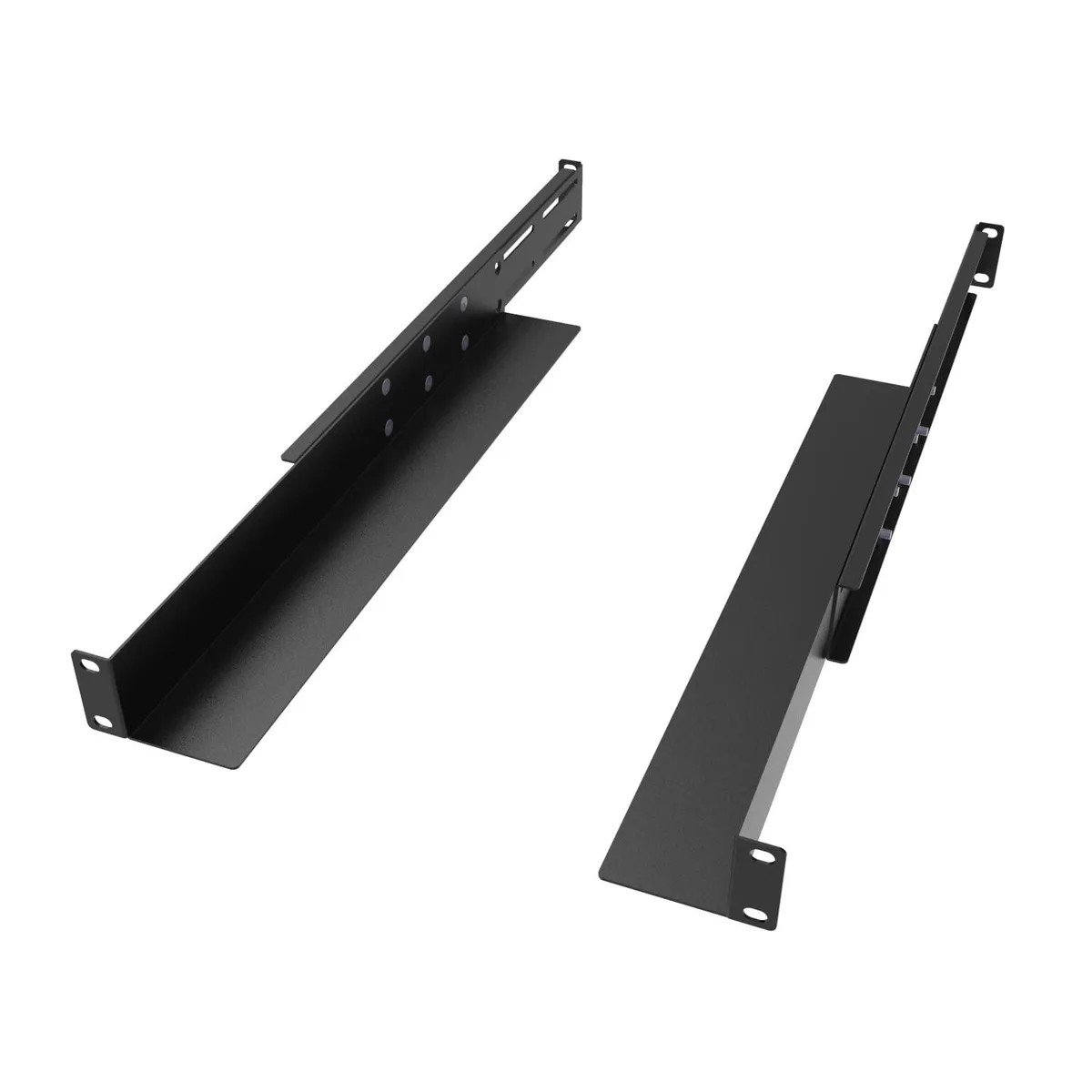  JINGCHENGMEI 1U 4-Post Rack Mount Shelf Rails 16.5-29.5" 110 lbs — product photo