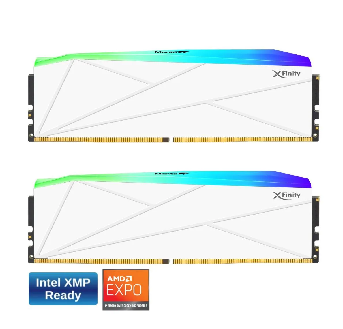 V-color V-color Manta XFinity RGB DDR5 32GB (16GBx2) 6000MHz CL30 TMXFL1660830WWK — product photo