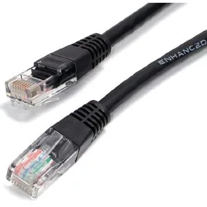 STARTECH STARTECH M45PATCH3BK Cat5e network ethernet cable 3 ft black — product photo