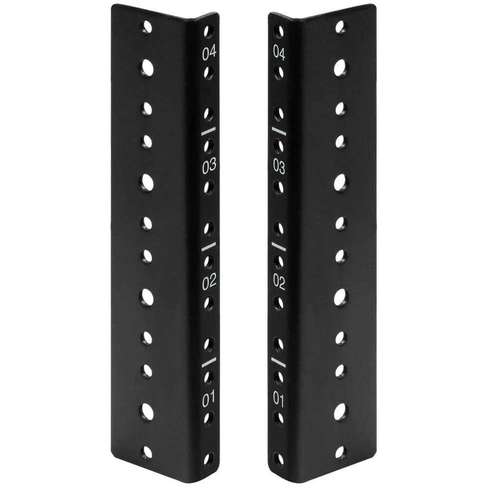 NavePoint NavePoint 4U Vertical Rack Rail Pair DIY Kit 12-24 — product photo