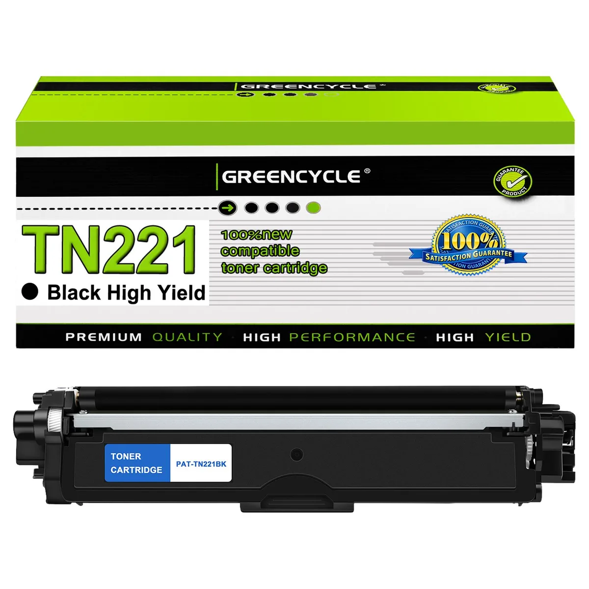 GREENCYCLE GREENCYCLE TN221 Black Toner Cartridge 2500 pages — product photo