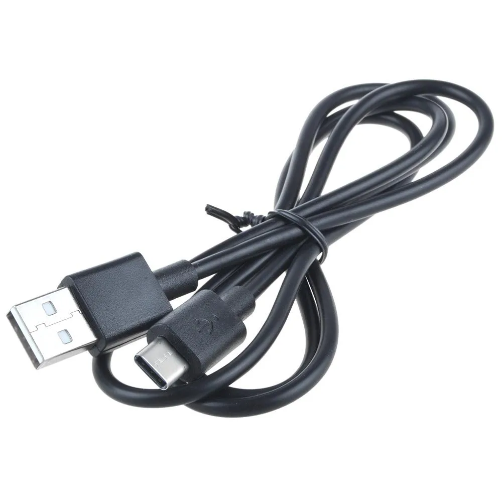 Black USB-C charging cable, 3 ft, coiled beside JBL Pulse 4 speaker