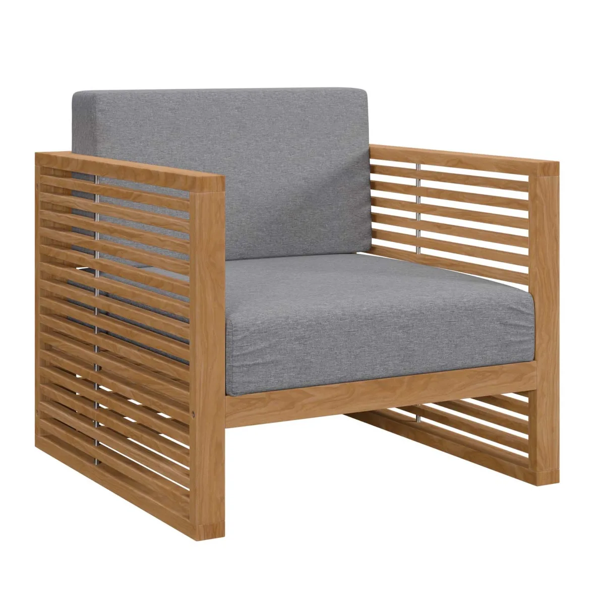Modway Furniture Modway Furniture Carlsbad Teak Armchair Decorative Shelving — product photo