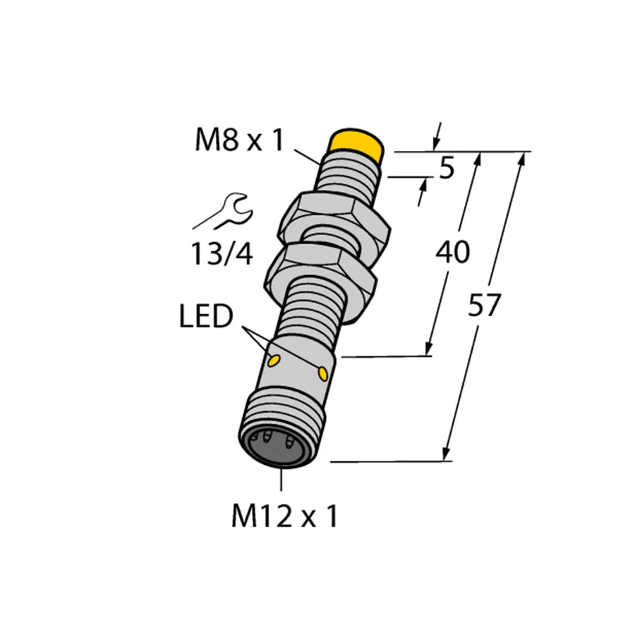 Turck Turck NI4U-EG08-AN6X-H1341 4600650 Inductive Sensor NPN M8 10-30 VDC IP68 — product photo