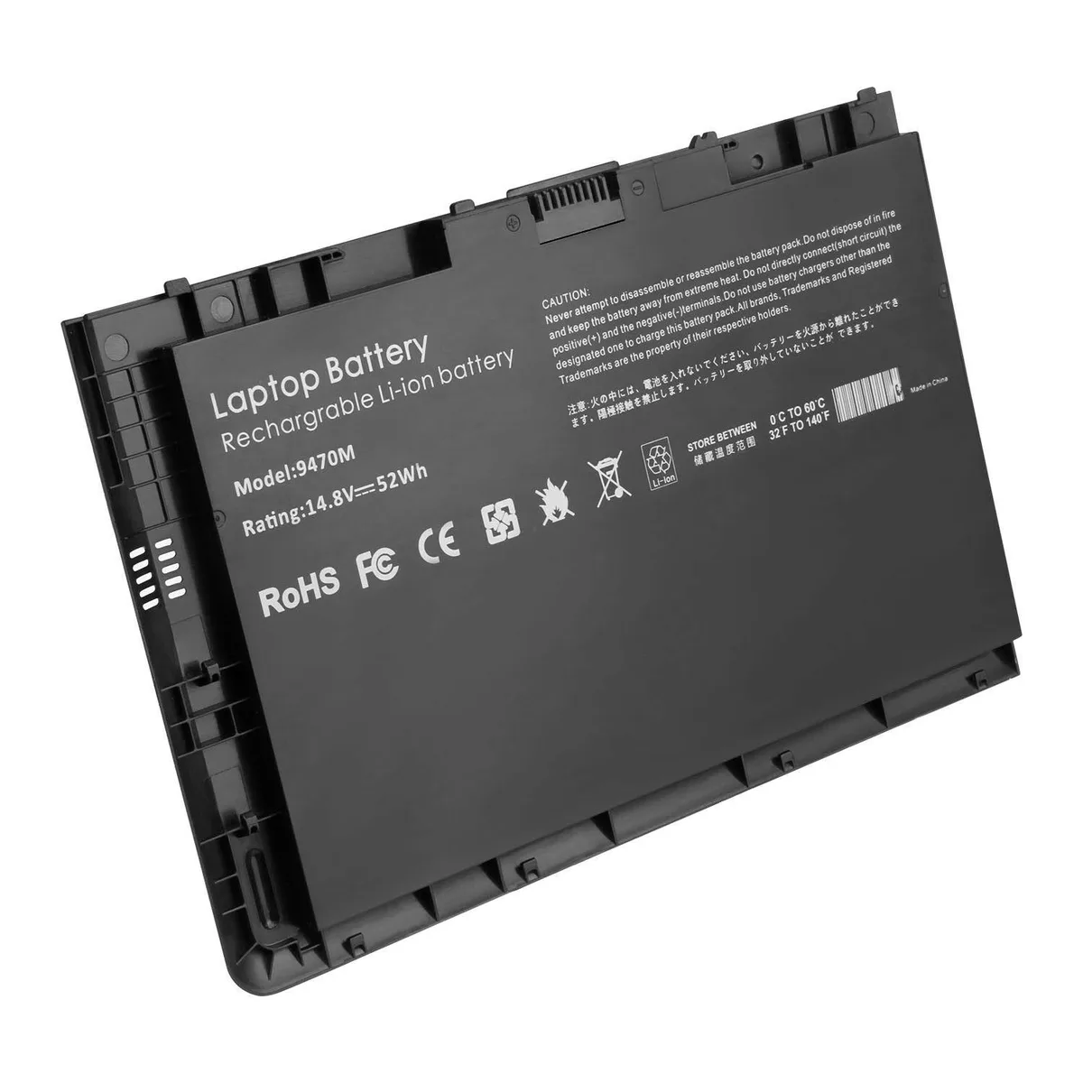 HP HP BT04 BT04XL 14.8V 52W 4-Cell Laptop Battery for EliteBook Folio 9470 9470m — product photo