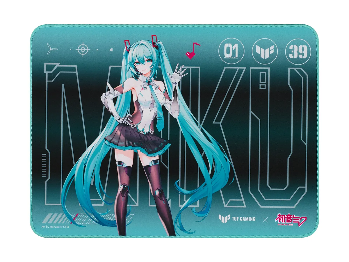 ASUS ASUS 90MP04C0-BPAA00 TUF Gaming P1 Hatsune Miku Edition 360x260mm mouse pad — product photo