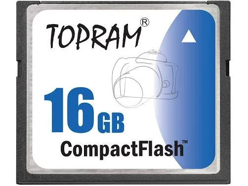 TOPRAM TOPRAM TRCF16G 16GB CF 266X memory card — product photo