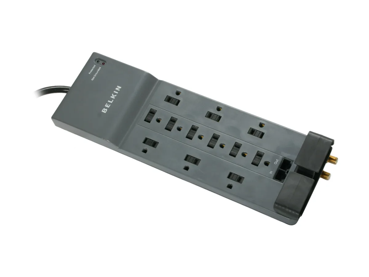 Belkin Belkin BE112234-10 DUP surge protector 12 outlets 10 ft 3996 joules — product photo