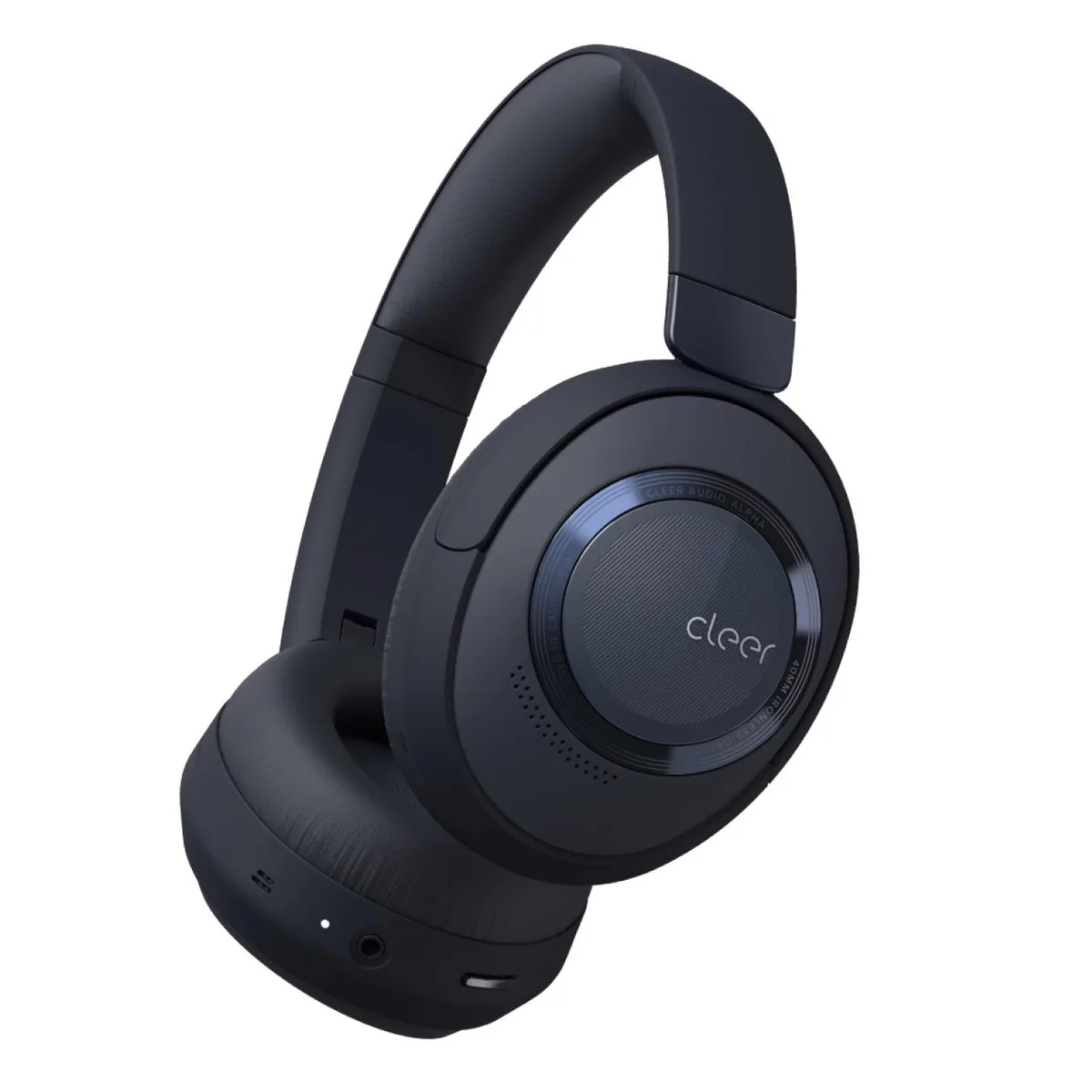 Cleer Cleer Alpha Noise Cancelling Bluetooth 5.1 Headphones, 40mm Driver, 35Hr, Midnight Blue — product photo