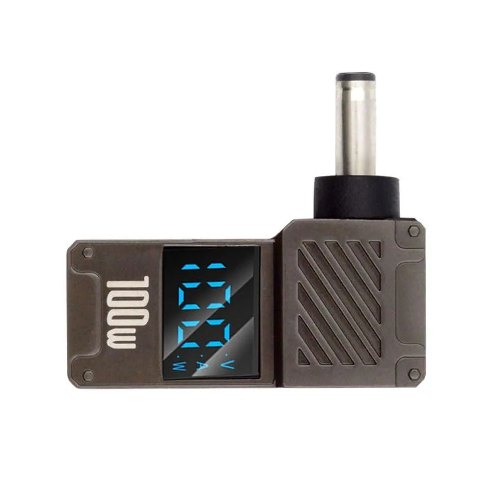 LORDWORLD LORDWORLD USB-C PD 100W to DC 4.5x3.0mm 90° Adapter with LED Display — product photo