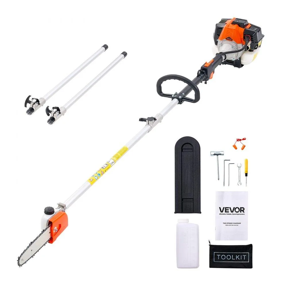 VEVOR VEVOR 33 cc Gas Pole Saw 8 in Bar 30 fl oz Tank 6.7–11.6 ft Extendable — product photo