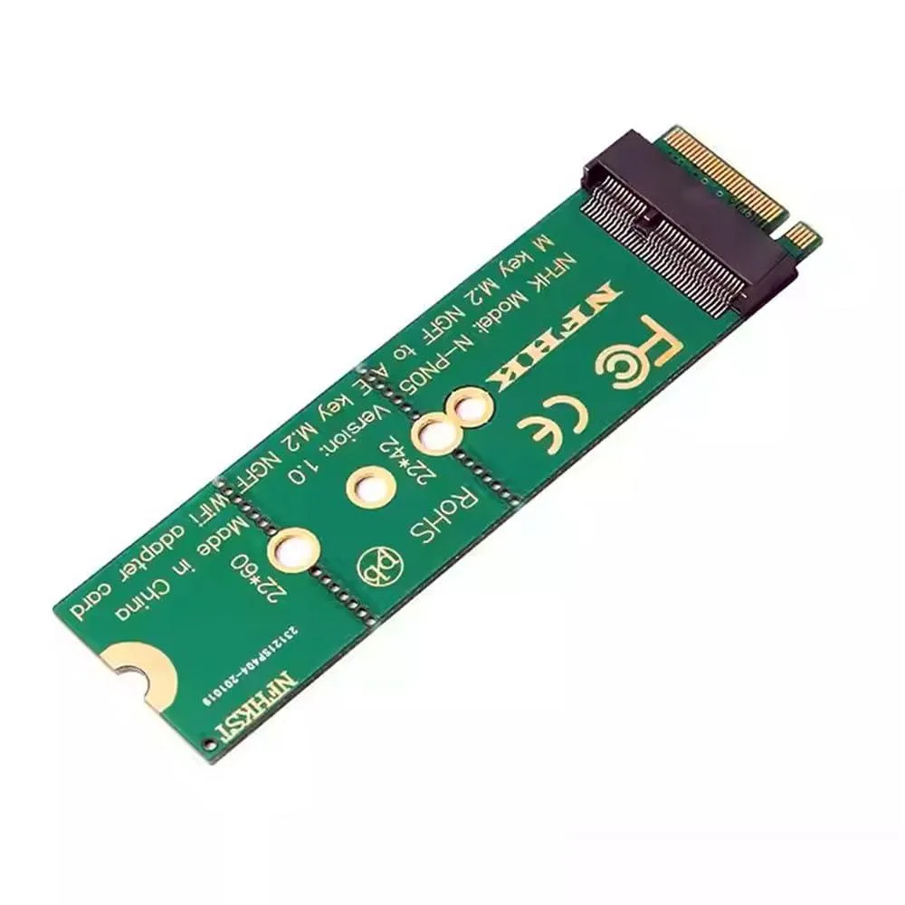 LORDWORLD LORDWORLD M.2 Key-E to Key-M NVMe Adapter 2242 2260 2280 Wifi6 WIFI7 — product photo