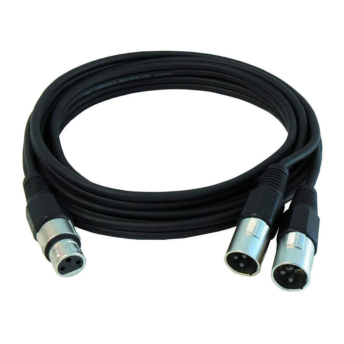Audio2000S Audio2000S ADC2034 10ft XLR Female to Dual XLR Male Cable — product photo