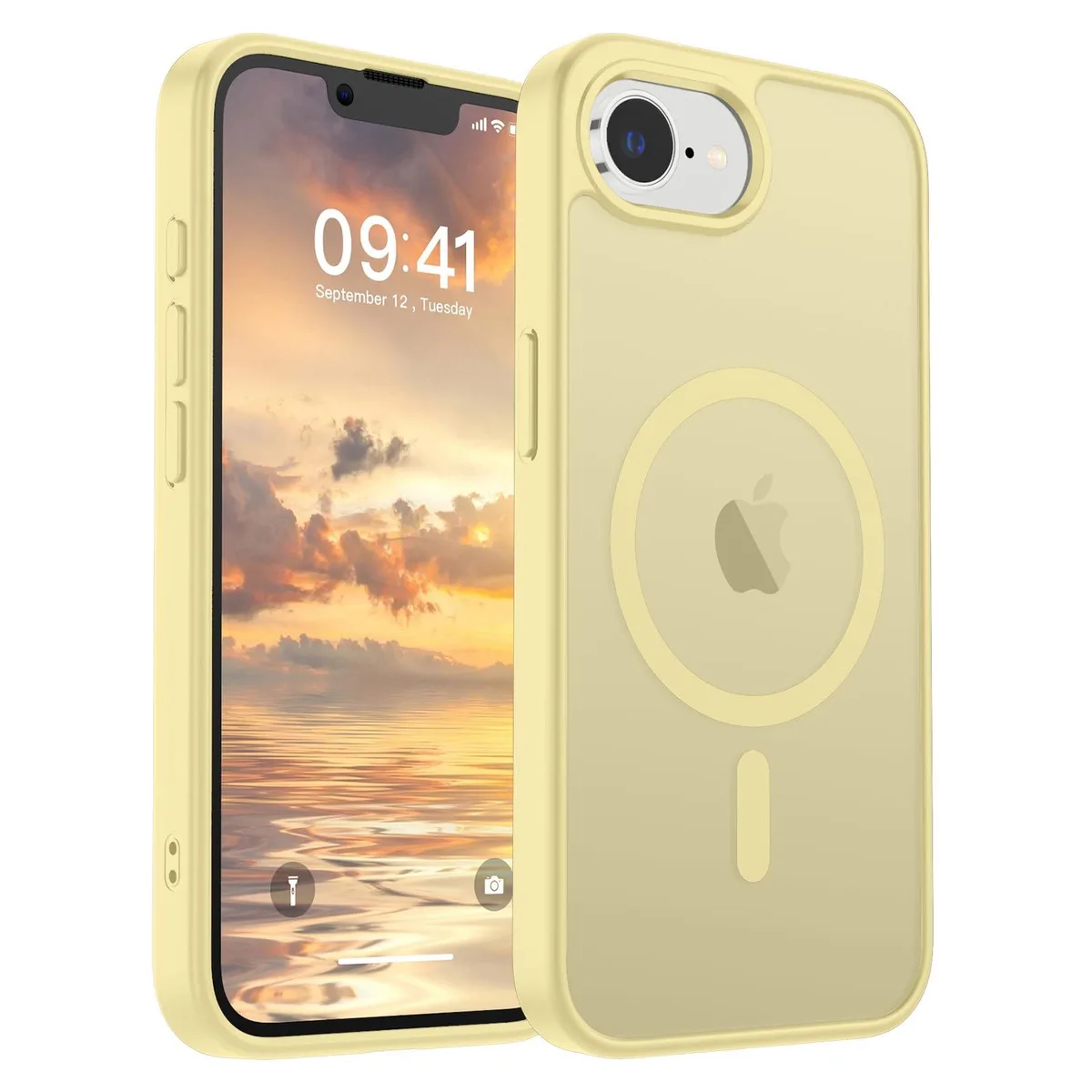 KEHIPI KEHIPI Magnetic iPhone 16e Case MagSafe Buttercream Yellow — product photo