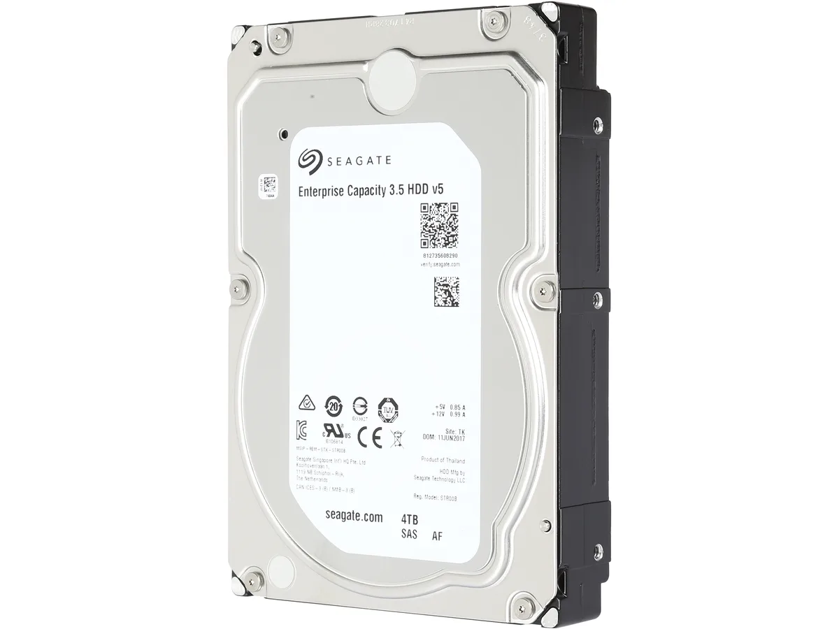 Seagate Seagate ST4000NM0125 4TB 7200 RPM 512e SAS 128MB 3.5" internal hard drive — product photo