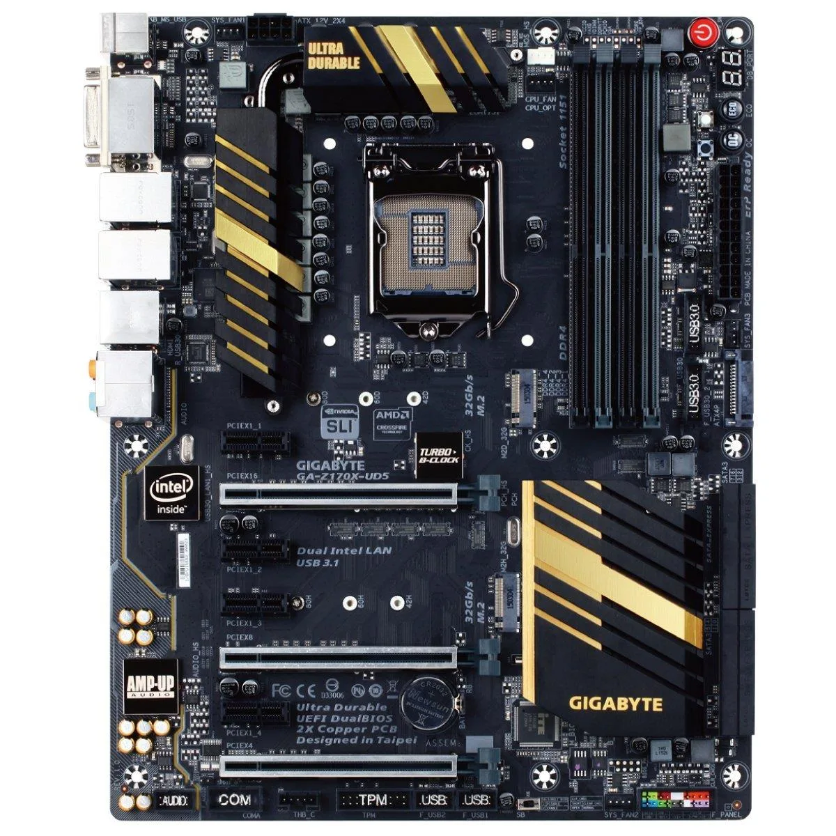 GIGABYTE GIGABYTE GA-Z170X-UD5 (rev. 1.0) Intel motherboard — product photo