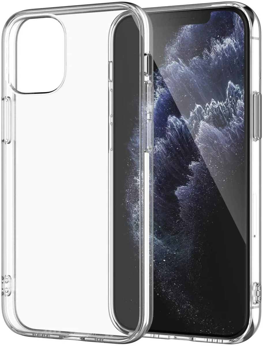 Nakedcellphone Nakedcellphone Flex Gel Cover Clear Case for iPhone 12 / 12 Pro (6.1") — product photo