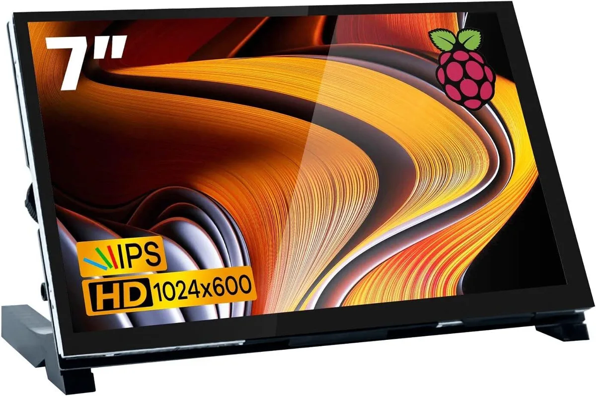 7 inch IPS LCD touch module with tempered glass and HDMI adapter board