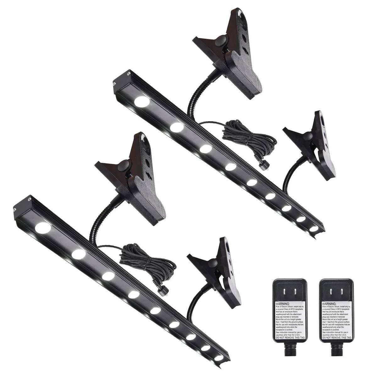 Yescom USA, Inc. Yescom USA, Inc. Instahibit 12W LED Light 2 Packs 1170lm 6500K 60° IP65 — product photo