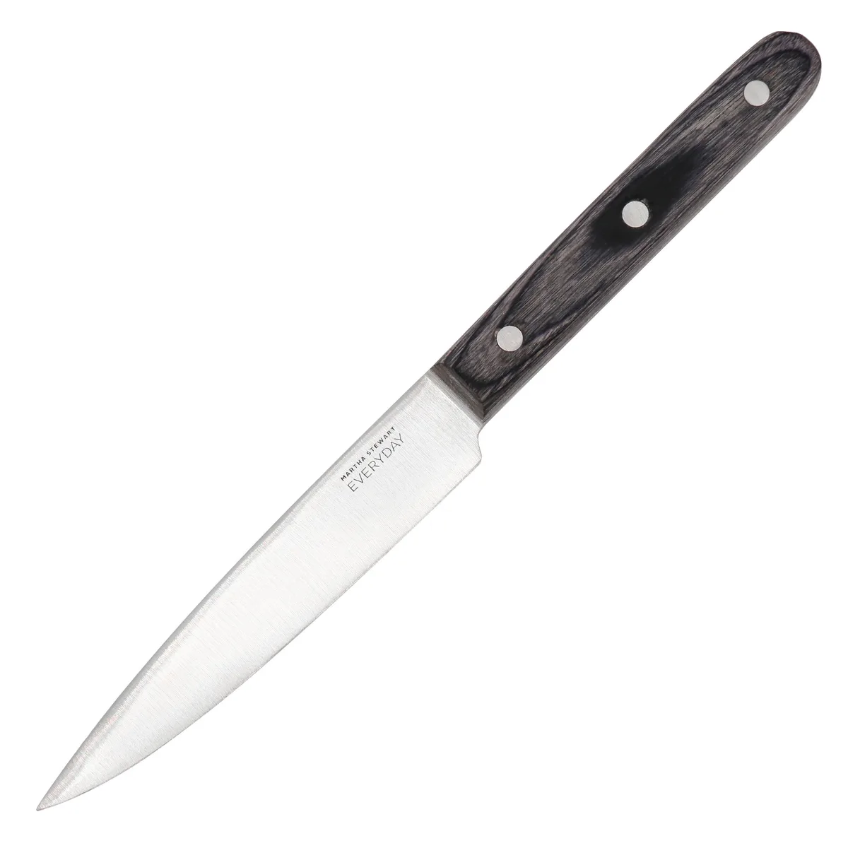 Martha Stewart Martha Stewart 510120532M 5" Utility Knife Dark Grey Pakka Wood — product photo