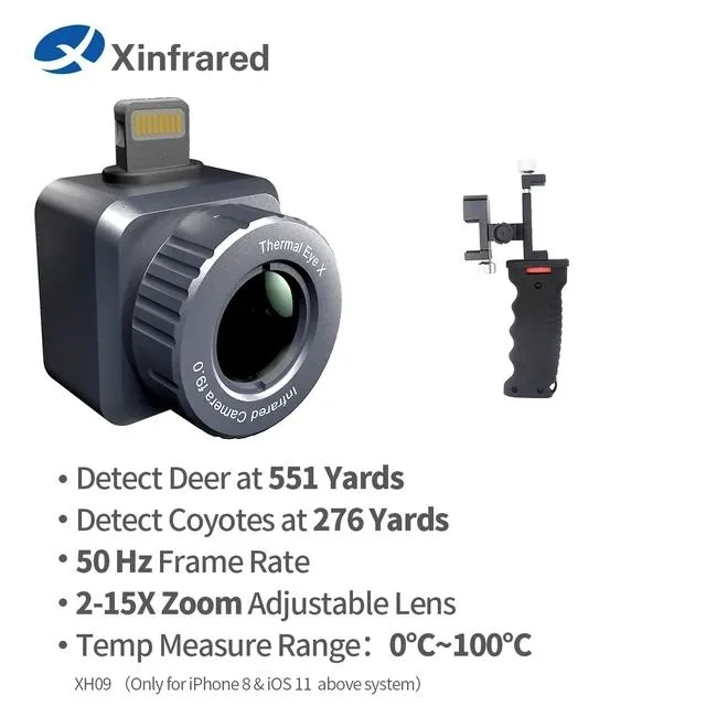 InfiRay InfiRay Xinfrared XH09 Thermal Camera Night Vision Monocular iOS measurement tool — product photo