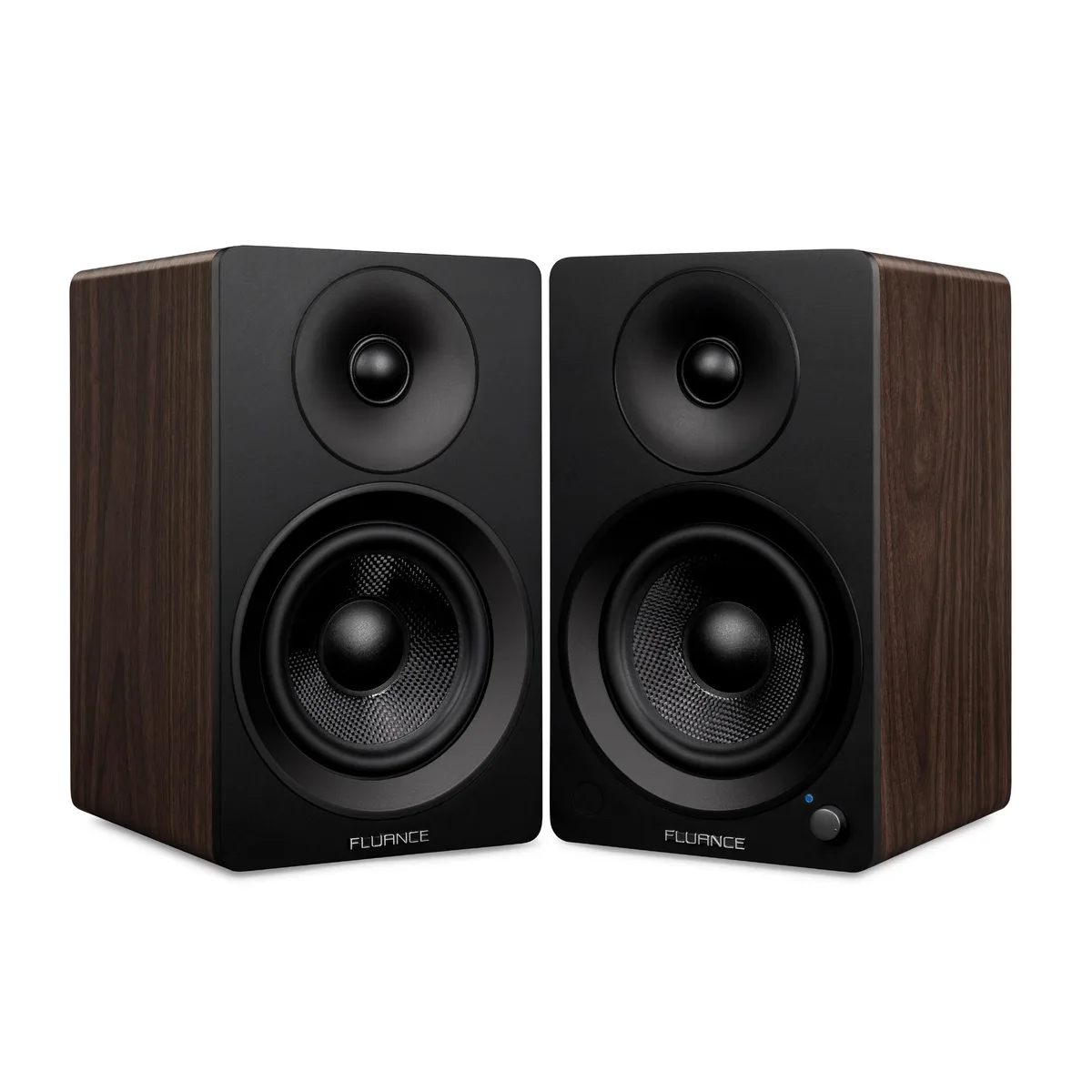 Fluance Fluance Ai41 2.0 Bookshelf Speakers 90W Bluetooth 5.0 Natural Walnut — product photo