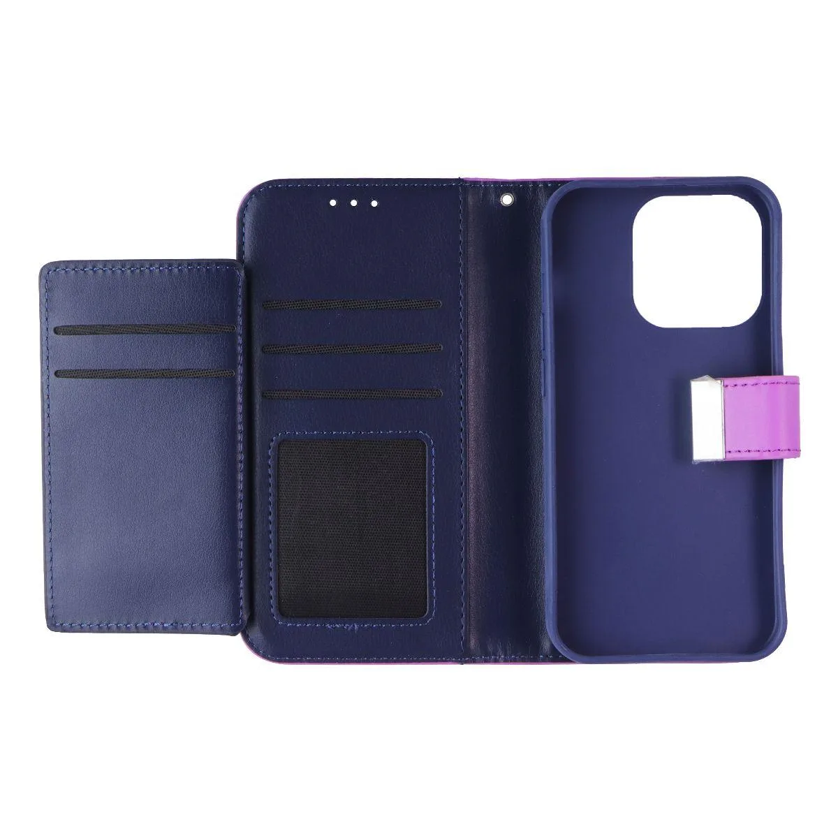 Mybat MyBat Pro MyJacket Xtra Wallet Case iPhone 15 Pro Purple/Blue — product photo