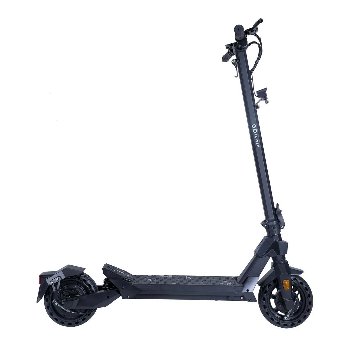 GoPowerbike GoPowerbike GoOne Electric Scooter 400W 36V 8.5" Solid Tires 17mi Range 18.6mph Black — product photo