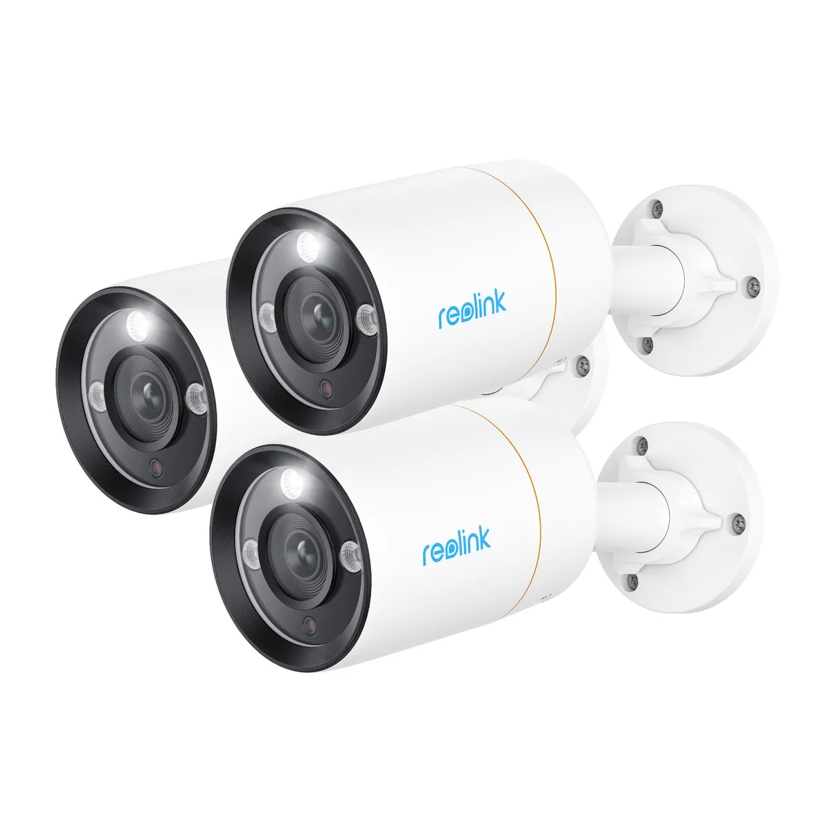 Reolink Reolink RLC-1212A 3-pack 12MP PoE bullet network camera — product photo