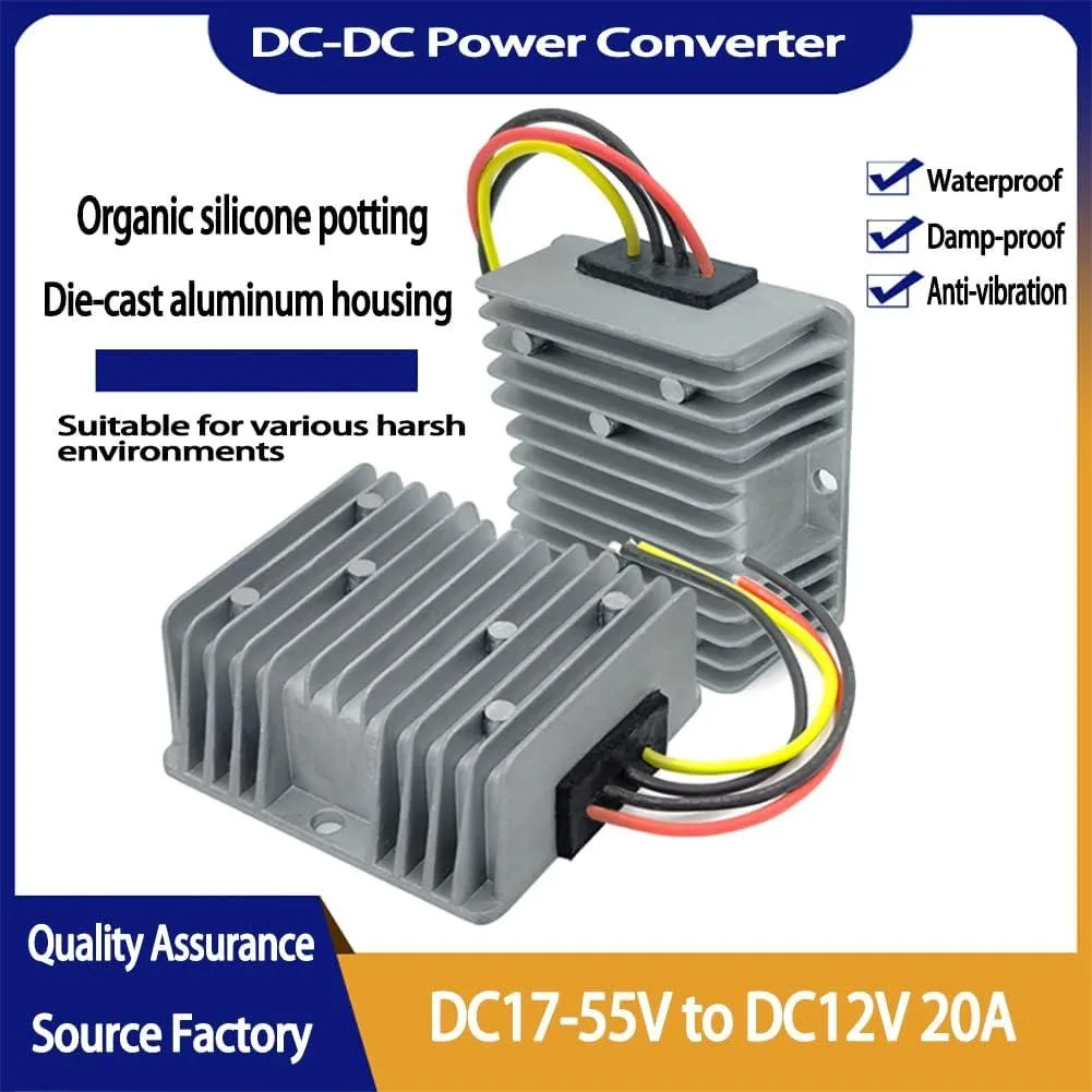 GCON GCON DC 17-55V to 12V 20A 240W Step-Down Converter — product photo