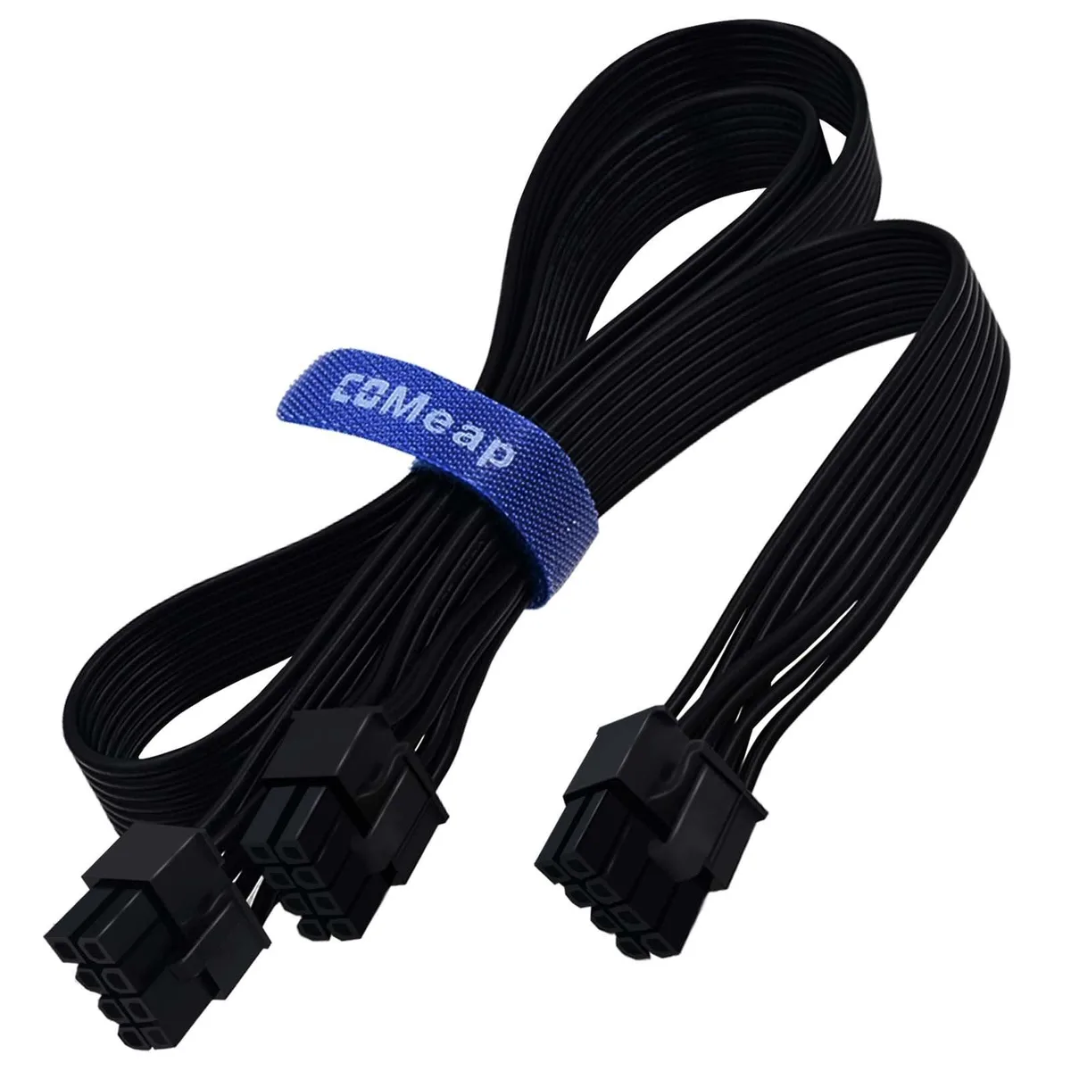  COMeap PCIe 8 Pin Male to Dual 8 Pin (6+2) Male GPU Power Cable 25-inch Black — product photo