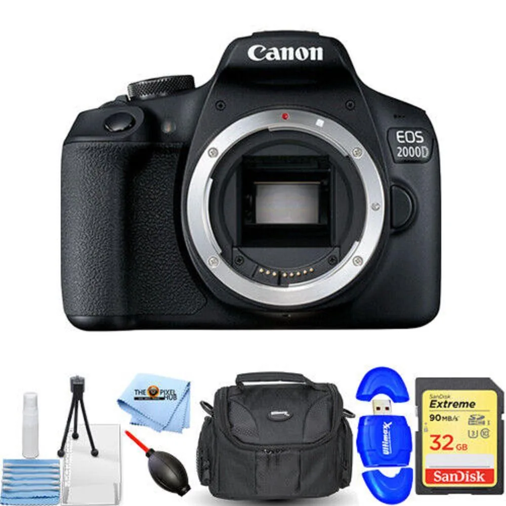 Canon International Canon International EOS 2000D Rebel T7 DSLR Camera Body Only Starter 32GB Bundle — product photo