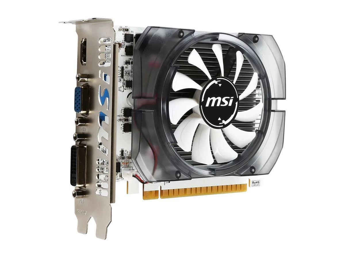 MSI MSI GeForce GT 730 2GB DDR3 graphics card (N730-2GD3V3) — product photo