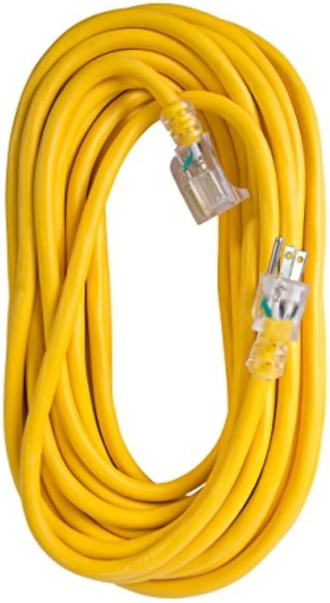 TAURKENAM TAURKENAM OC50123LT 50 ft 12 AWG 15A 125V outdoor power adapter — product photo
