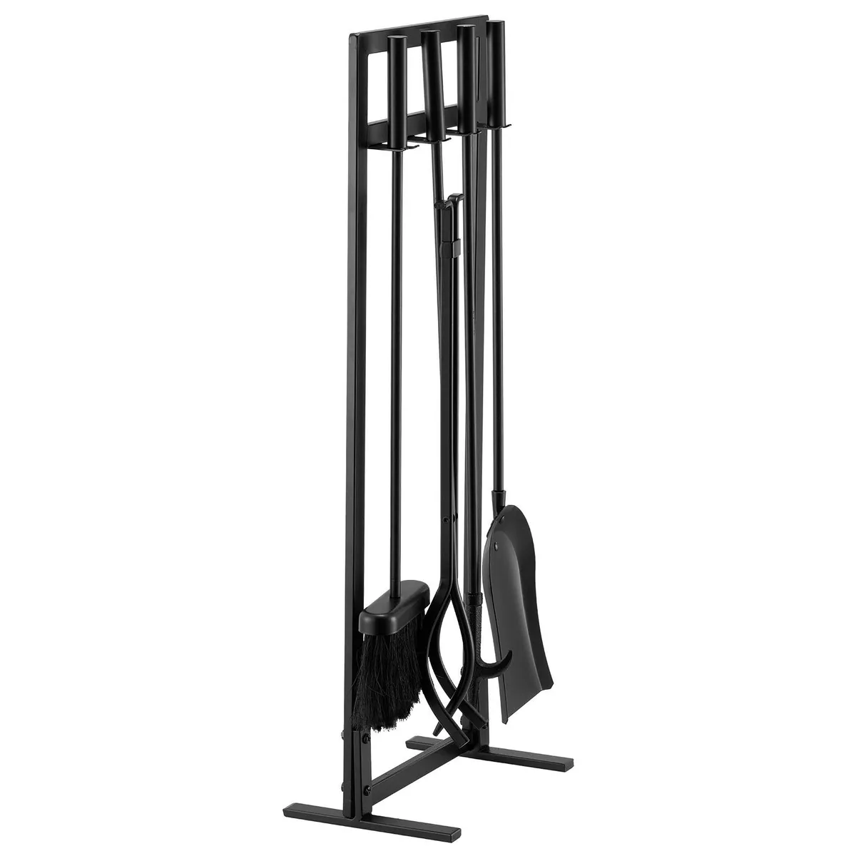 VEVOR VEVOR 5-piece fireplace tool set T58084BK black wrought iron — product photo
