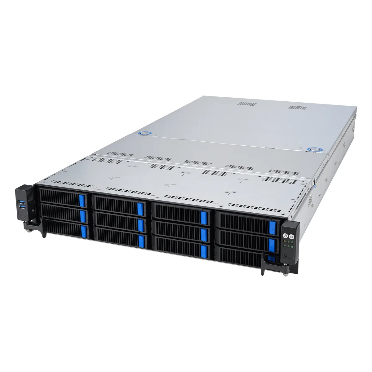 ASUS ASUS RS521A-E12-RS12U-20TW1G barebone server 1 CPU 24 DDR5 12 NVMe 2000W — product photo