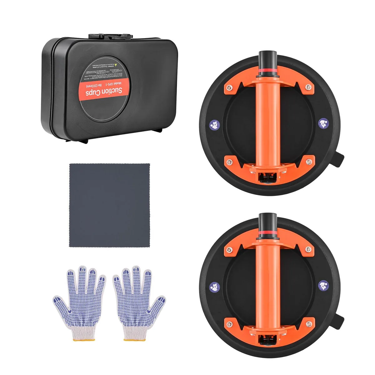 VEVOR VEVOR 8-Inch Vacuum Suction Cup 429 lbs 2-Pack — product photo