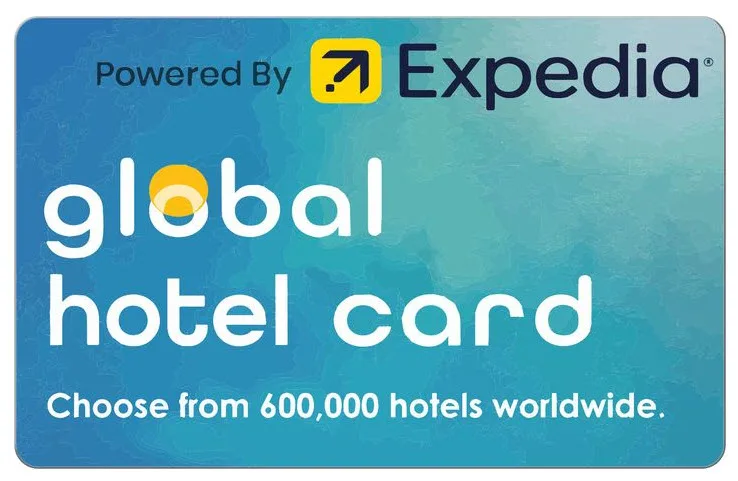 Global Hotel Card Powered by Expedia Global Hotel Card Powered by Expedia GH50000 $500 travel gift card — product photo