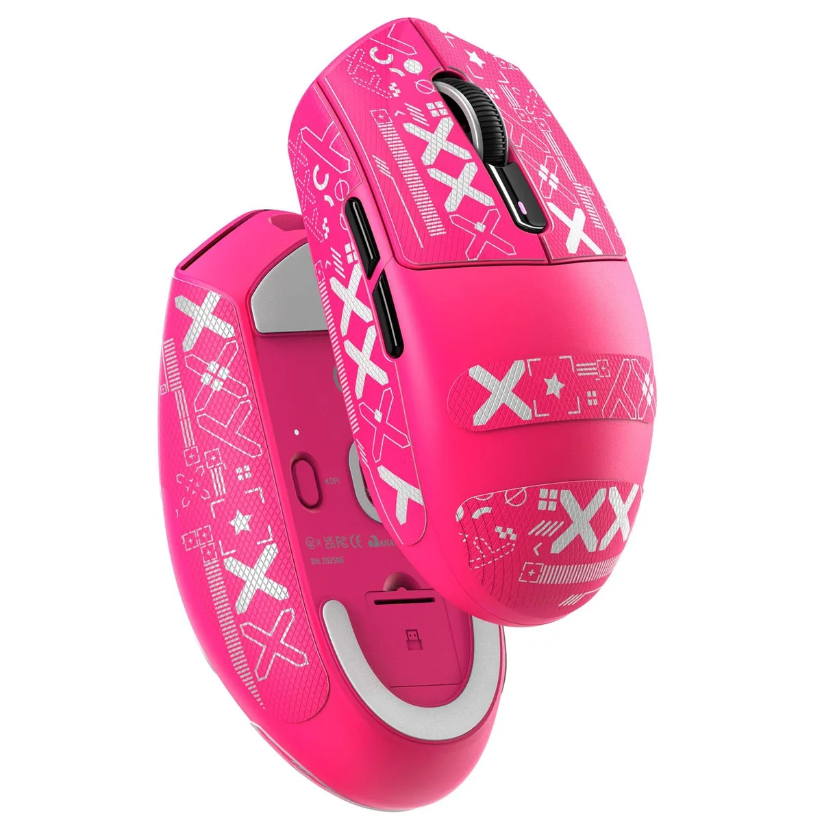  Attack Shark G3 MAMBASNAKE Gaming Mouse Red 59g 25000 DPI Tri Mode — product photo