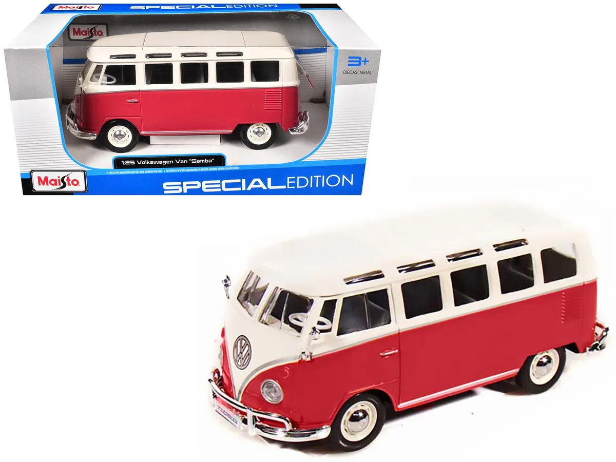 Maisto Maisto 31956 Volkswagen Samba Bus 1/25 Diecast Vehicle — product photo
