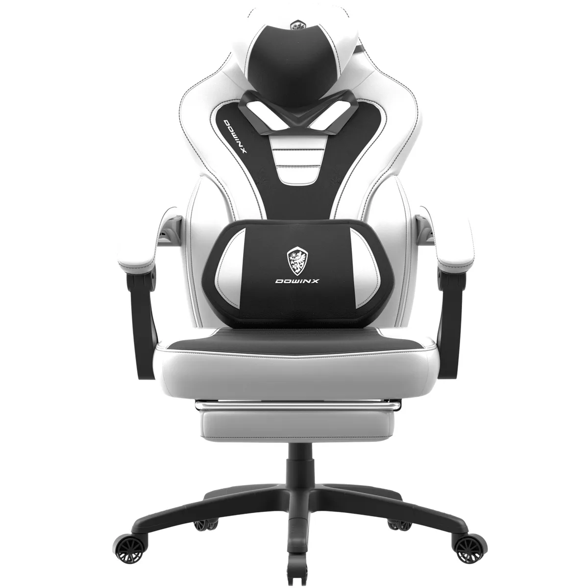 Dowinx Dowinx LS-MB30 Gaming Chair Grey Leather 90°-145° Recline 200 lb — product photo