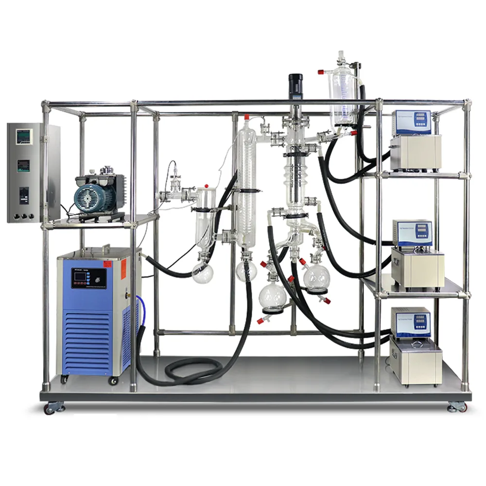 HNZXIB HNZXIB KMD-080 Short-Path Distillation Kit 0.1 m² 80 mm 220V — product photo