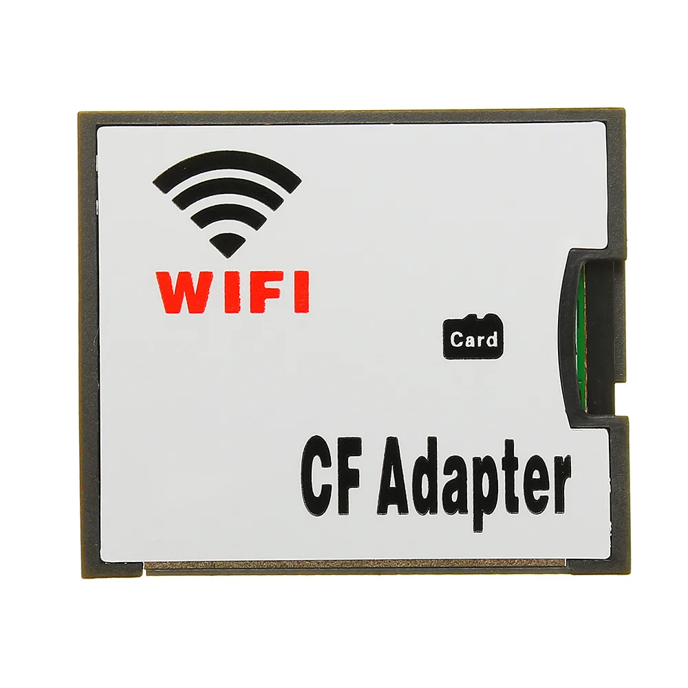 Compact CF adapter card, 44 by 36 by 3.3 mm, black finish