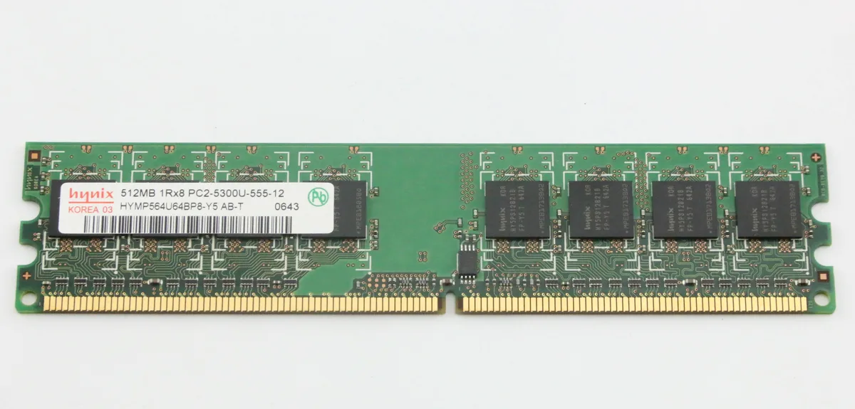 SK hynix SK hynix HYMP564U64BP8-Y5 512MB DDR2 667MHz PC2-5300 240-pin — product photo