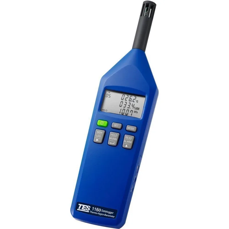 TES Electrical Electronic Corp. TES Electrical Electronic Corp. 1160 Thermo Hygro Barometer Humidity Temperature Meter — product photo