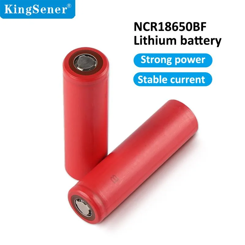 KingSener KingSener NCR18650BF 3400mAh 3.6V 18650 flat-top cells 8PCS — product photo