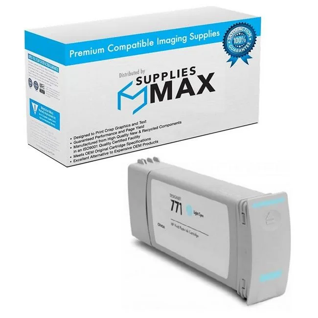 SuppliesMax SuppliesMax HP B6Y20A Light Cyan Inkjet Cartridge 775 ML — product photo