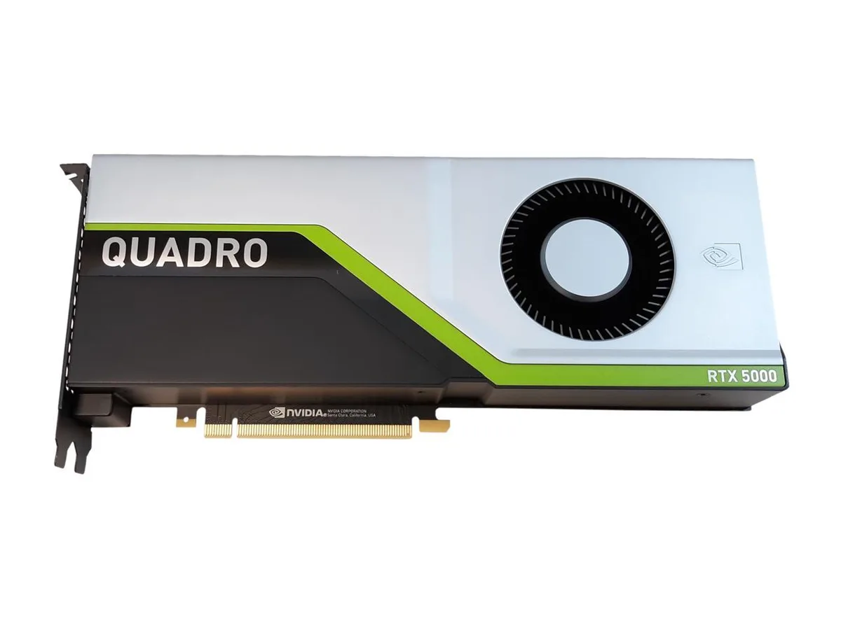 NVIDIA NVIDIA Quadro RTX 5000 16 GB GDDR6 workstation graphics card — product photo