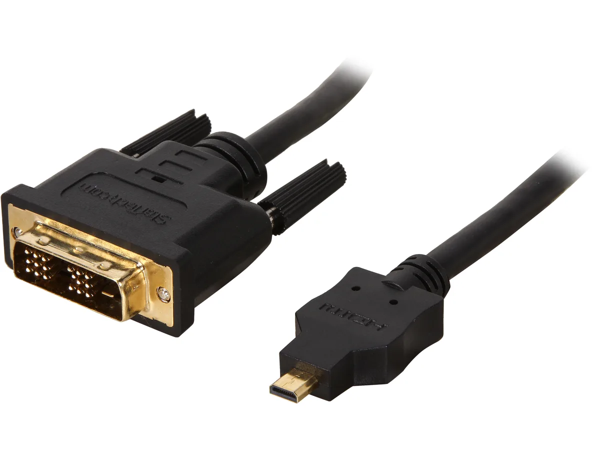 STARTECH STARTECH HDDDVIMM1M Micro HDMI to DVI-D cable 3.3 ft — product photo